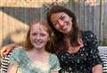 TV star visits Kent schoolgirl battling cancer