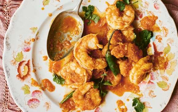 Asma Khan: No-Fuss Prawns