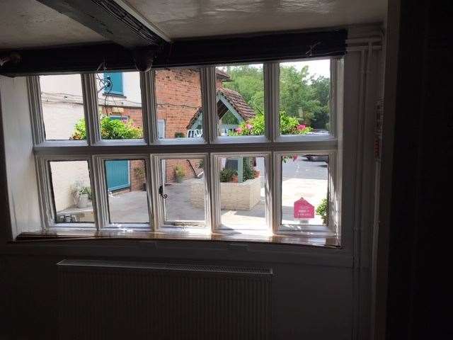 The pub’s age means it has smaller windows making the inside a little dark in places but you’re assured a warm welcome